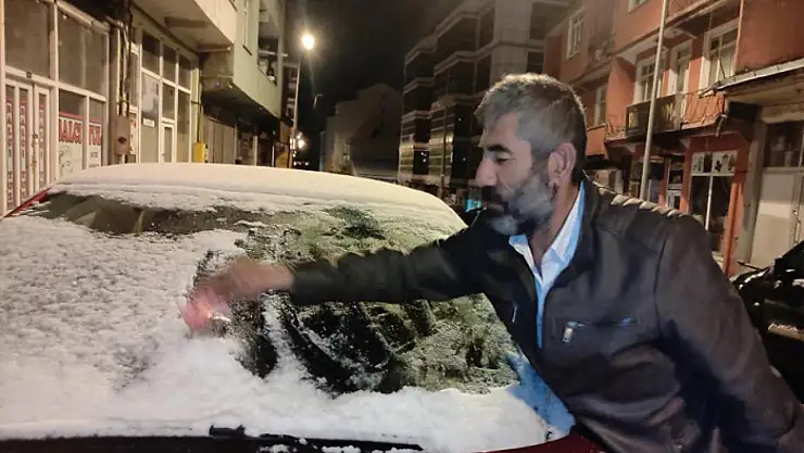 Nisan ayında kar sürprizi