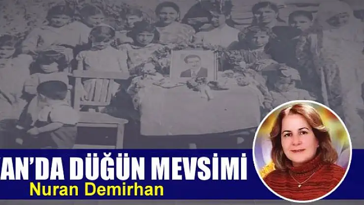 Van'da düğün mevsimi