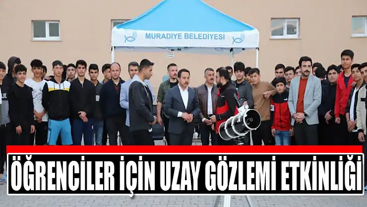 Öğrenciler için uzay gözlemi etkinliği