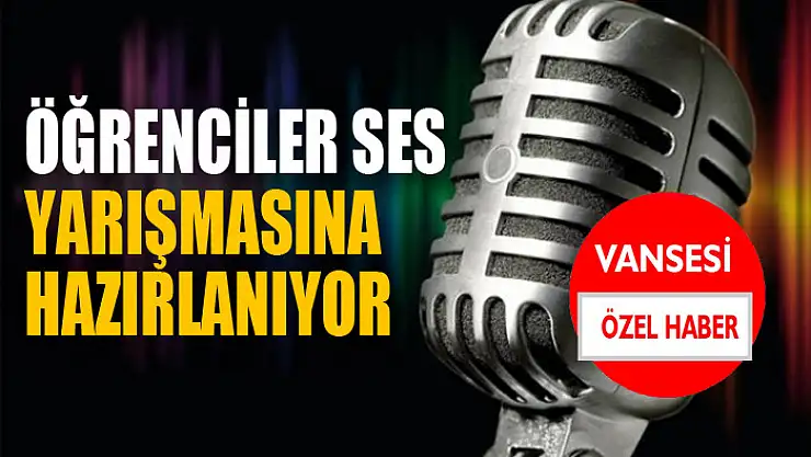 Öğrenciler ses yarışmasına hazırlanıyor