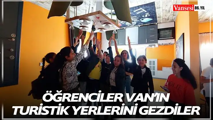Öğrenciler Van'ın turistik yerlerini gezdiler