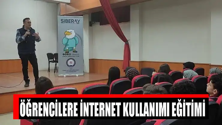 Öğrencilere internet kullanımı eğitimi