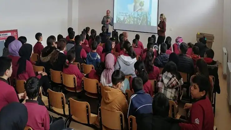 Öğrencilere tabiat eğitimi verildi
