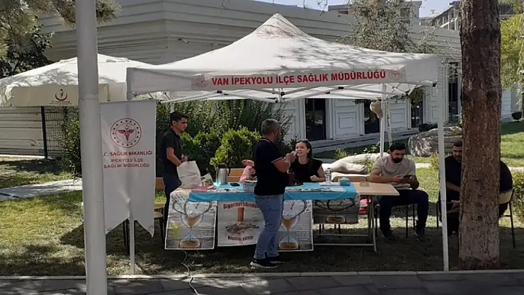 Öğretmen Okulu Parkı'nda sağlık taraması
