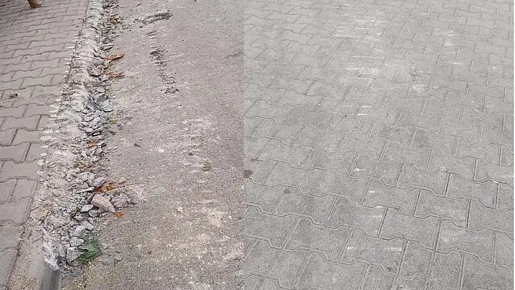 Okul yıkımı tepki çekti: Asfalt ve kaldırımlar tahrip edildi