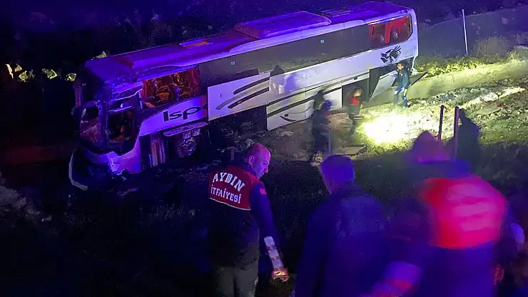 Otobüs kazası: 1 ölü, 32 yaralı