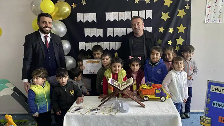 Özalp'te 4-6 yaş Kur'an kursu öğrencisi için özel program