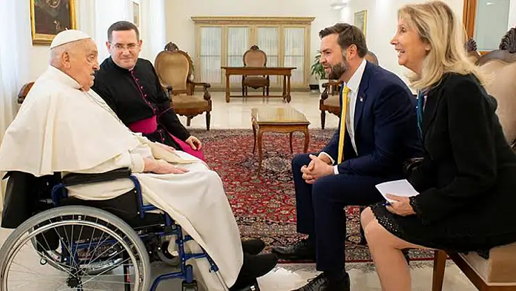 Papa Francis, ABD Başkan Yardımcısı Vance ile görüştü
