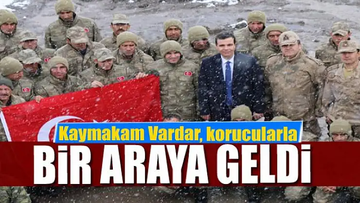 Kaymakam Vardar, güvenlik korucularıyla bir araya geldi