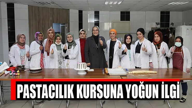 PASTACILIK KURSUNA YOĞUN İLGİ