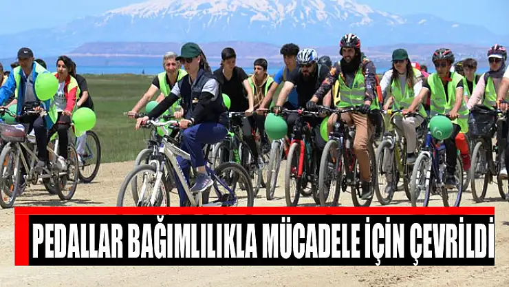 Pedallar bağımlılıkla mücadele için çevrildi