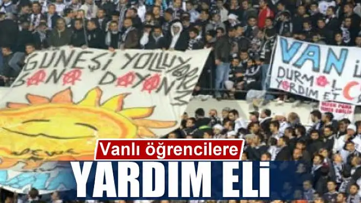 Vanlı öğrencilere yardım eli