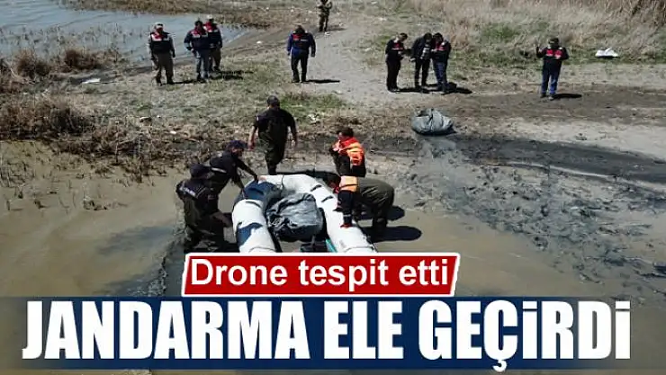 Drone tespit etti jandarma ele geçirdi