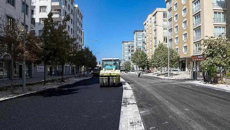 Polatoğlu Sokak'ta asfalt serimi tamamlandı