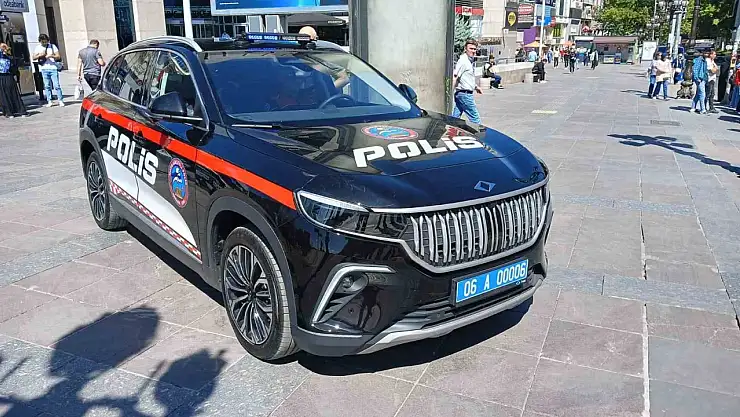 Polis aracı Togg'a Yoğun İlgi
