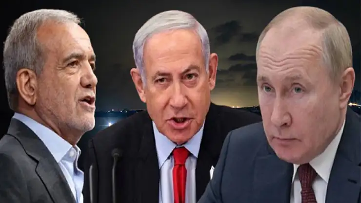 Putin, İran Cumhurbaşkanı Pezeşkiyan ve Netanyahu ile görüştü
