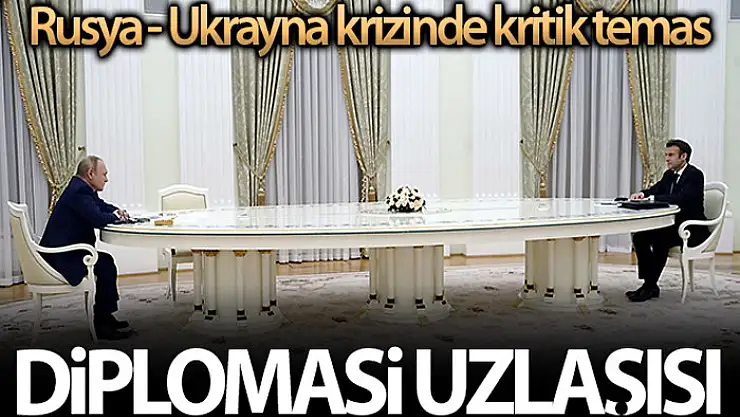 Putin ve Macron, Rusya-Ukrayna krizinde diplomatik çözüm konusunda uzlaştı