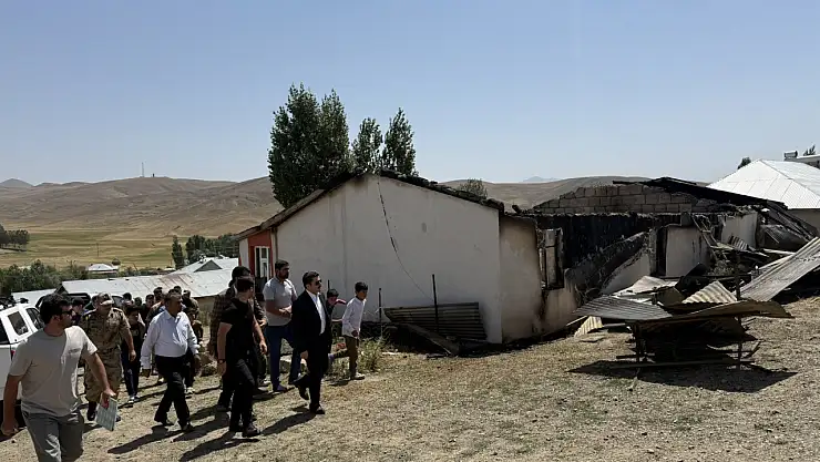 Rahmi Bulut'tan evi yanan aileye ziyaret