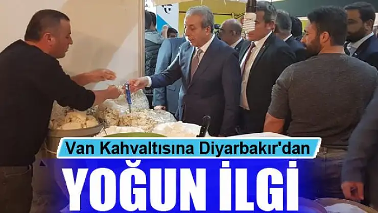 Van Kahvaltısına Diyarbakır'dan yoğun ilgi