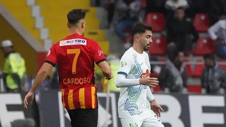 Rizespor ile Kayserispor 3 puan hedefinde