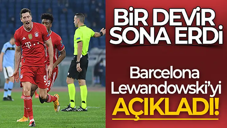 Robert Lewandowski'nin yeni takımı belli oldu