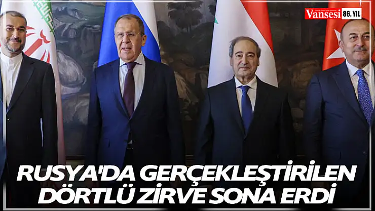 Rusya'daki dörtlü zirve sona erdi