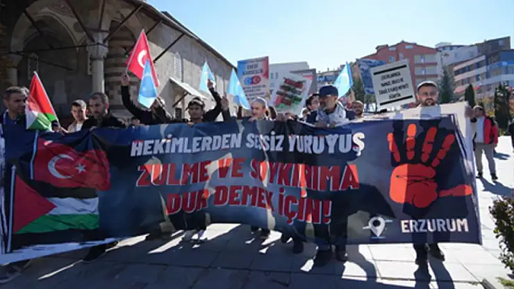 Sağlıkçıların 103 haftalık yürüyüşü sürüyor