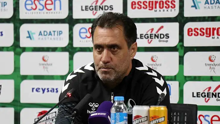Sakaryaspor Teknik Direktörü Sütlü'den kural hatası açıklaması!