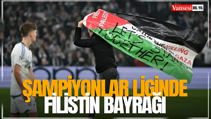 Şampiyonlar Liginde Filistin Bayrağı