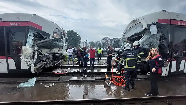 Samsun'daki tramvay kazasında yaralı sayısı 2'si ağır 26 oldu