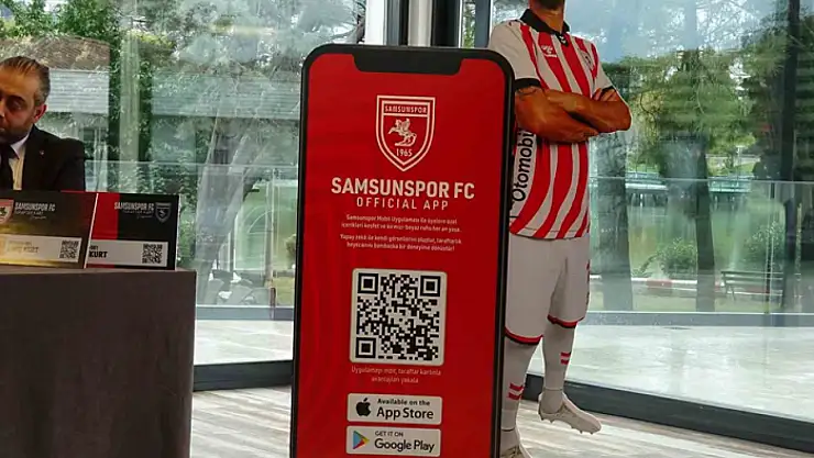 Samsunspor'dan mobil uygulama ve taraftar kart