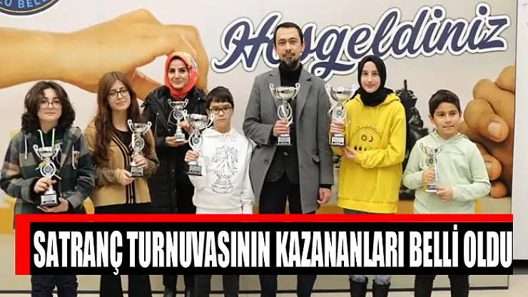 Satranç turnuvasının kazananları belli oldu