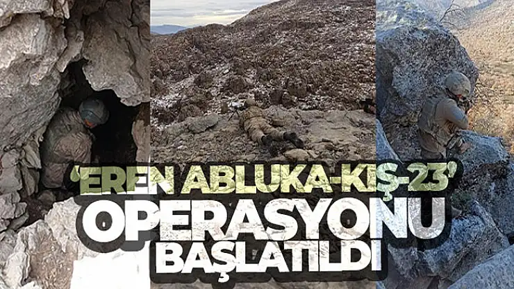 Şırnak'ta 'Eren Abluka Sonbahar-Kış-23' Operasyonu başlatıldı