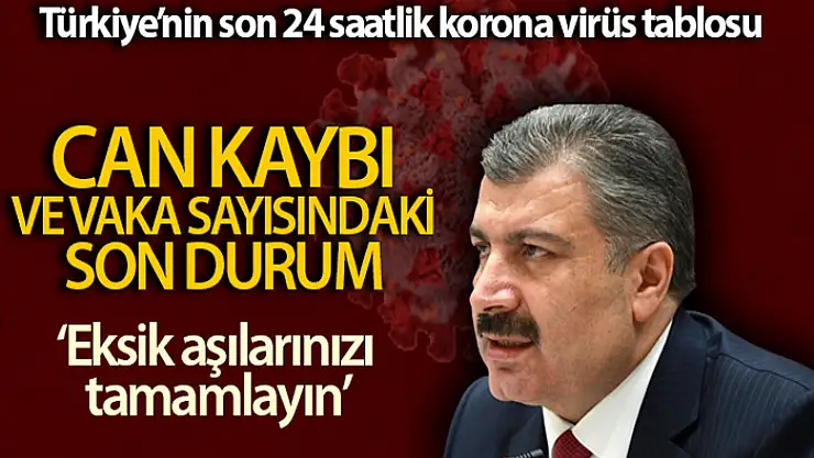 Son 24 saatte korona virüsten 171 kişi hayatını kaybetti