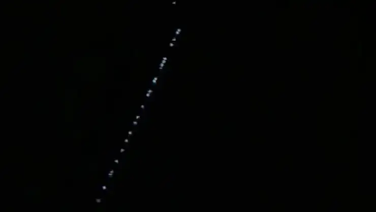 Starlink uyduları görüldü
