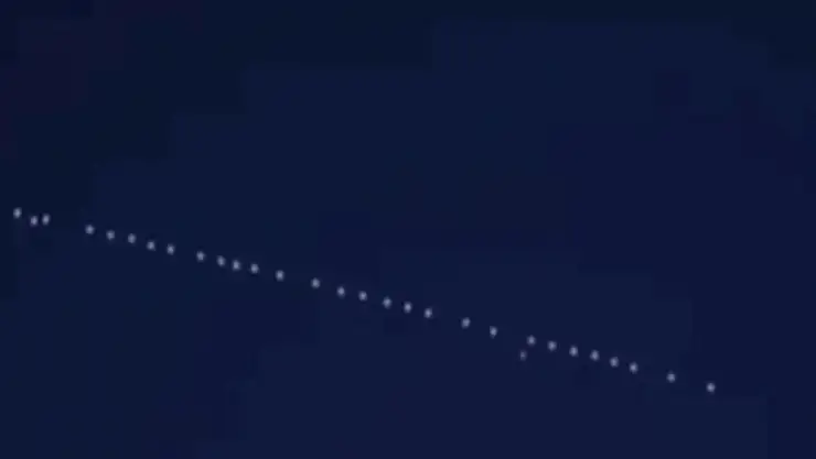 Starlink uyduları Van semalarında 