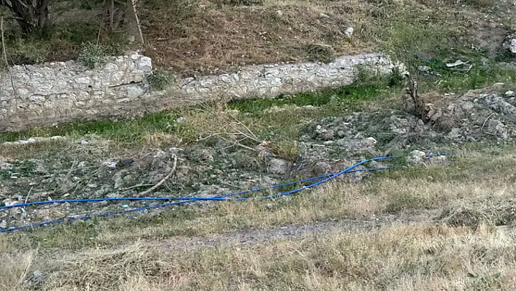 Sulama kanalı temizliği tepkiye neden oldu