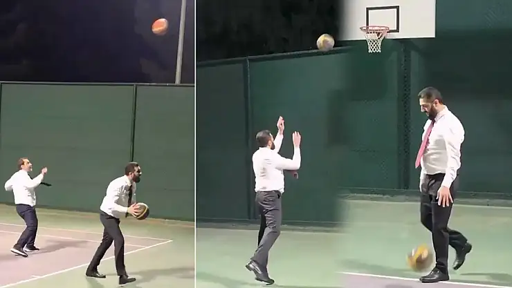 Suriye Devlet Başkanı eş-Şara, Şam'da basketbol oynadı