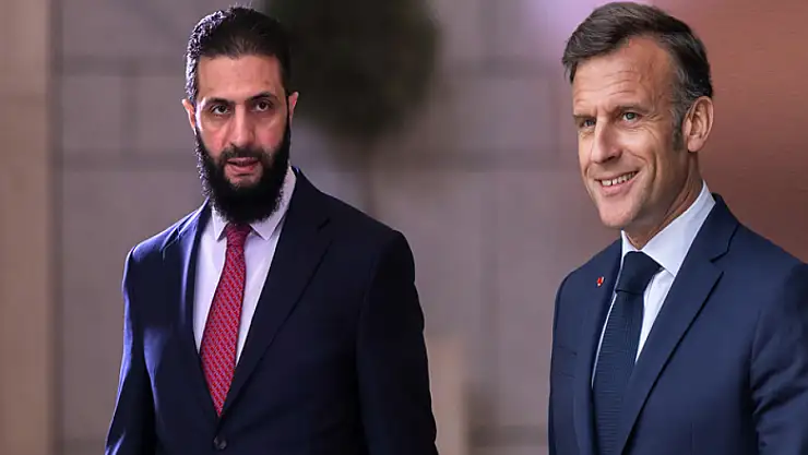 Suriye Devlet Başkanı eş-Şara ile Macron yarın Paris'te bir araya gelecek