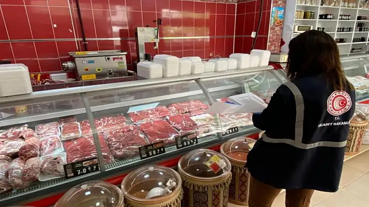 Tarifeye uymayan kasaplara ceza kesildi