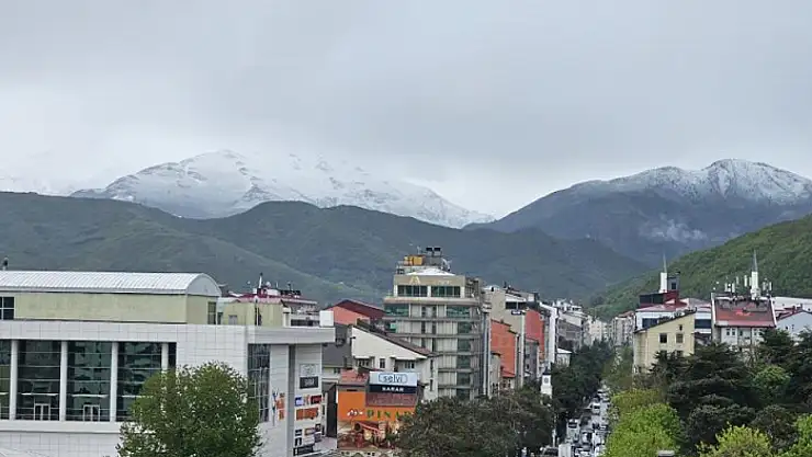 Tatvan'da mayıs ayında kar sürprizi
