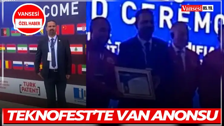TEKNOFEST'te Van anonsu