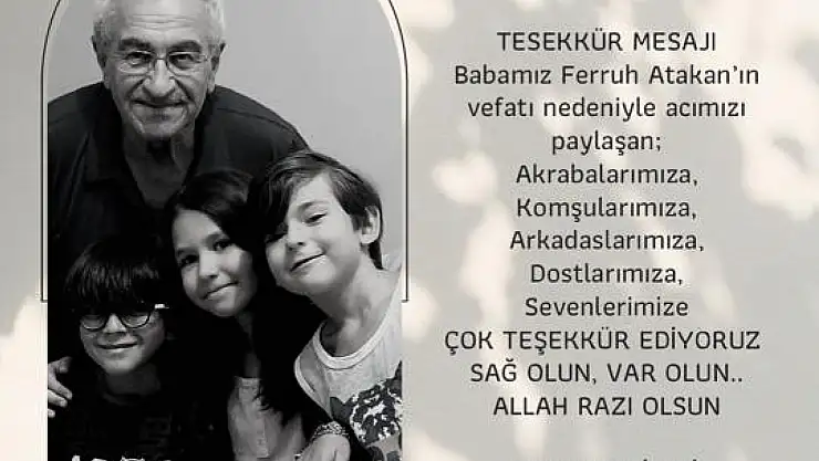 Teşekkür