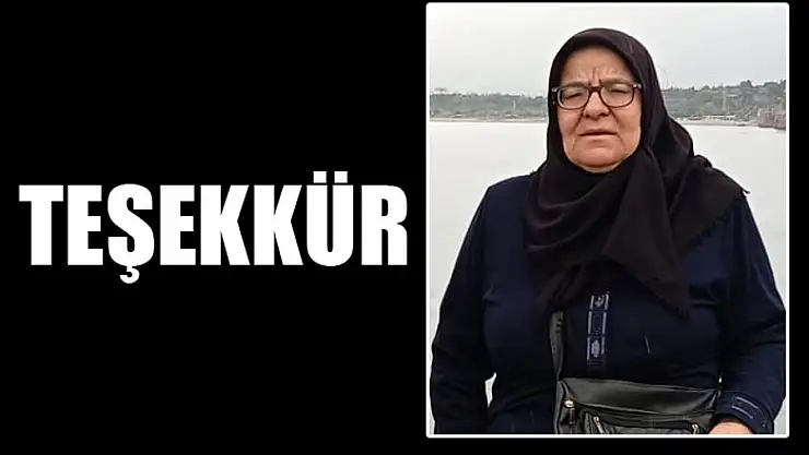 Teşekkür