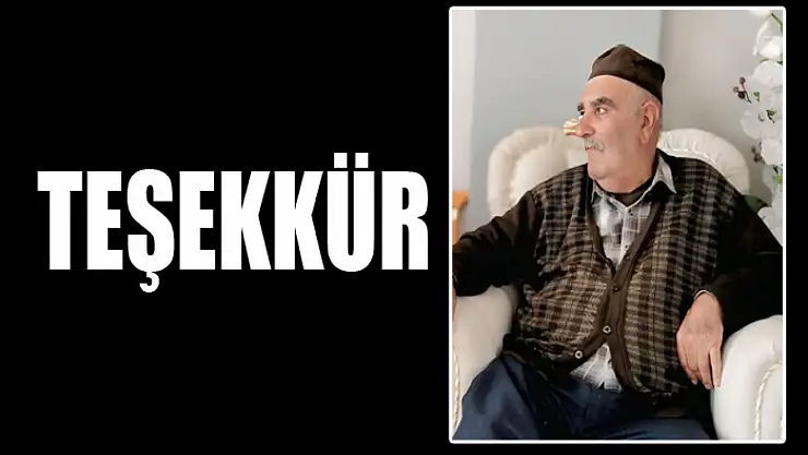 Teşekkür