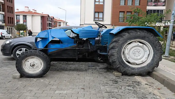 TOGG'tan esinlendi, atıl durumdaki traktörünü çalıştırdı 