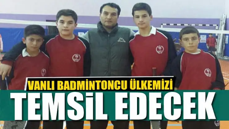 Vanlı Badmintoncu Ülkemizi temsil edecek