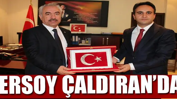 İçişleri Bakan Yardımcısı Ersoy Çaldıran'da