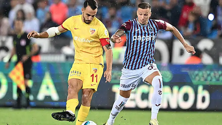 Trabzonspor ile Kayserispor 57. randevuda