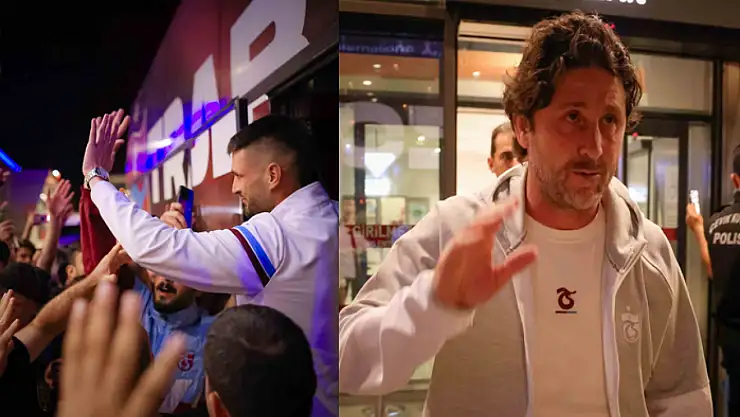 Trabzonspor taraftarından takıma destek